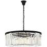 2_Sydney 10 Lt Matte Black Chandelier Clear