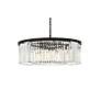4_Sydney 10 Lt Matte Black Chandelier Clear more views
