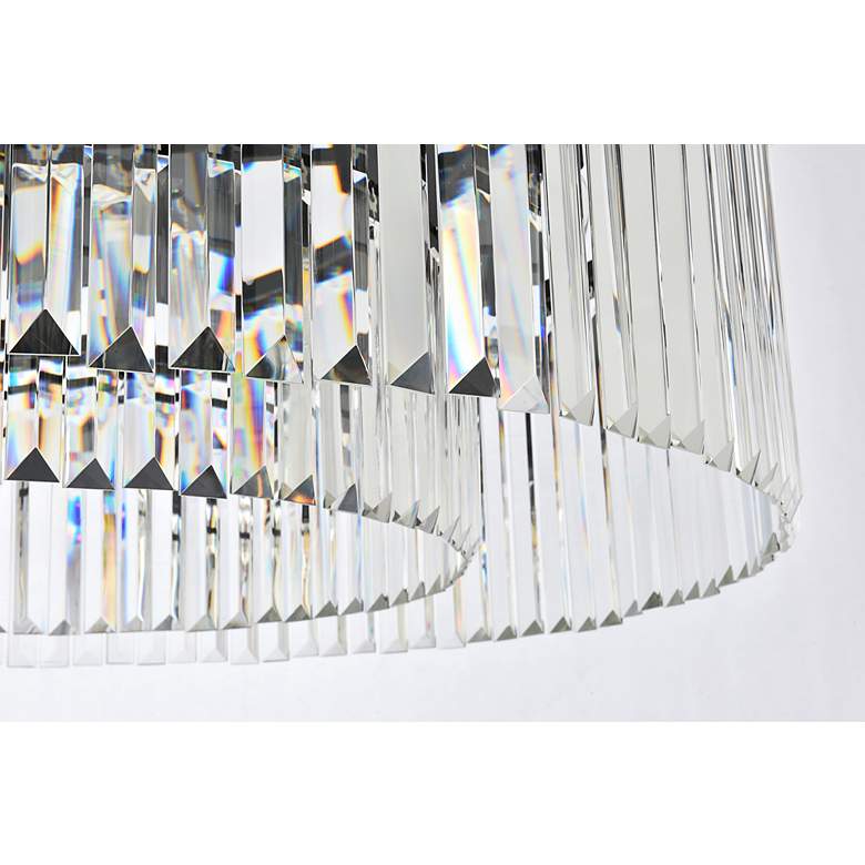 Image 5 Sydney 10 Lt Matte Black Chandelier Clear more views