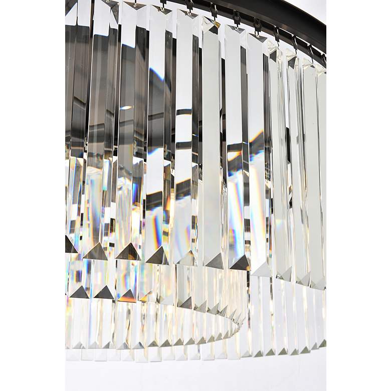 Image 7 Sydney 10 Lt Matte Black Chandelier Clear more views