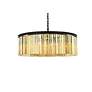 4_Sydney 10 Lt Matte Black Chandelier Golden Teak more views