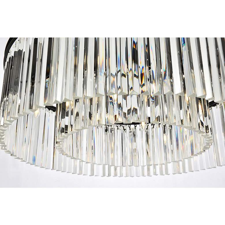 Image 5 Sydney 10 Lt Matte Black Flush Mount Clear more views