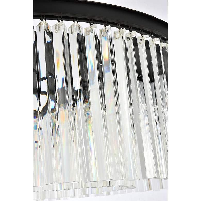 Image 7 Sydney 10 Lt Matte Black Flush Mount Clear more views
