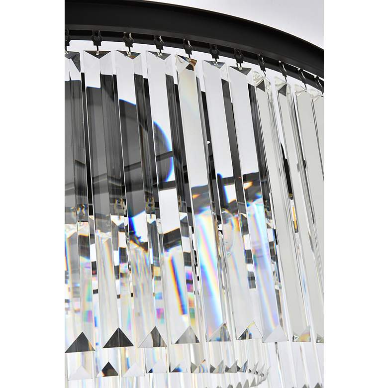 Image 7 Sydney 10 Lt Matte Black Flush Mount Clear more views