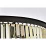 6_Sydney 10 Lt Matte Black Flush Mount Golden Teak more views