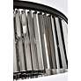 Sydney 10 Lt Matte Black Flush Mount Silver Shade (Grey)