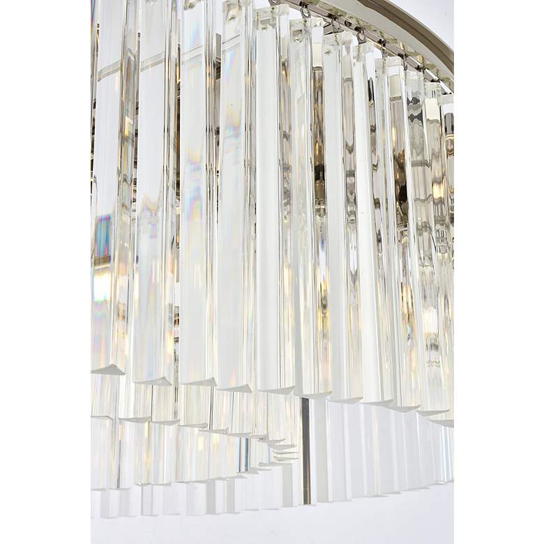 Image 7 Sydney 10 Lt Polished Nickel Chandelier Clear more views