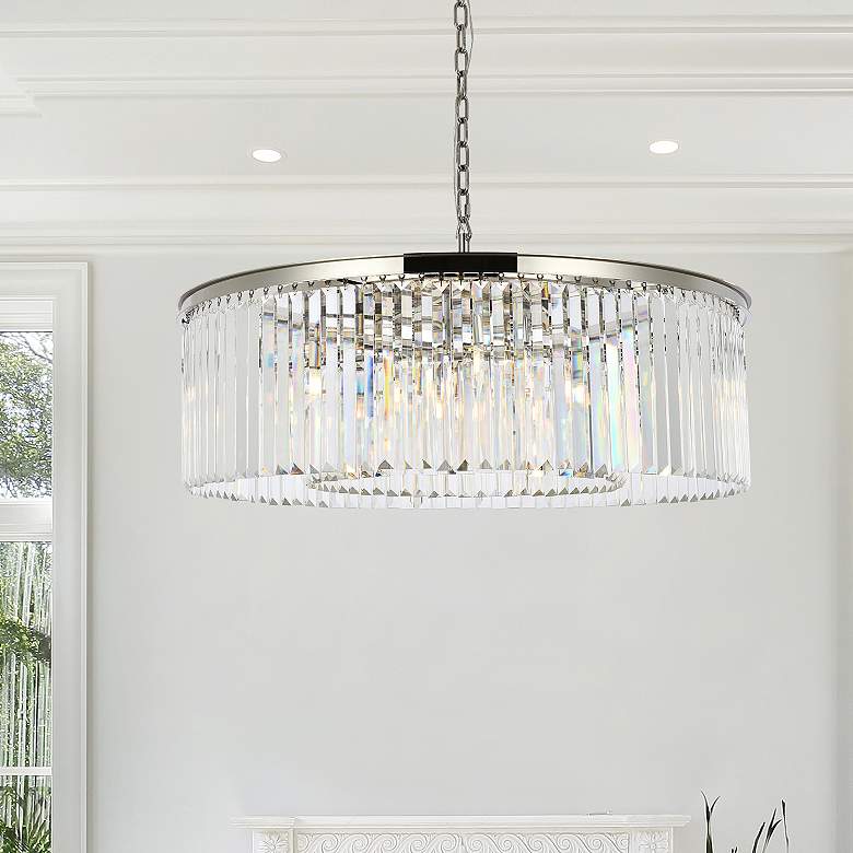 Image 1 Sydney 10 Lt Polished Nickel Chandelier