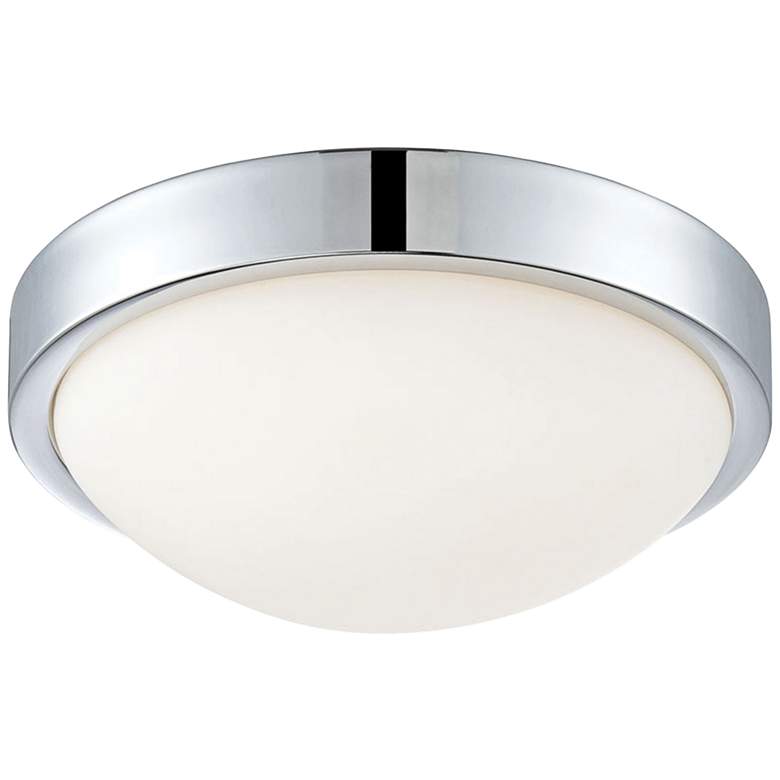 Image 1 Sydney 12 1/4" Wide Chrome LED Ceiling Light