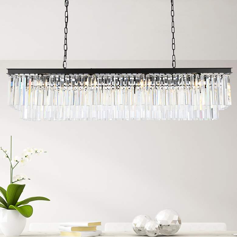 Image 1 Sydney 12 Lt Chandelier Matte Black