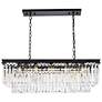 2_Sydney 12 Lt Matte Black Chandelier (Clear)