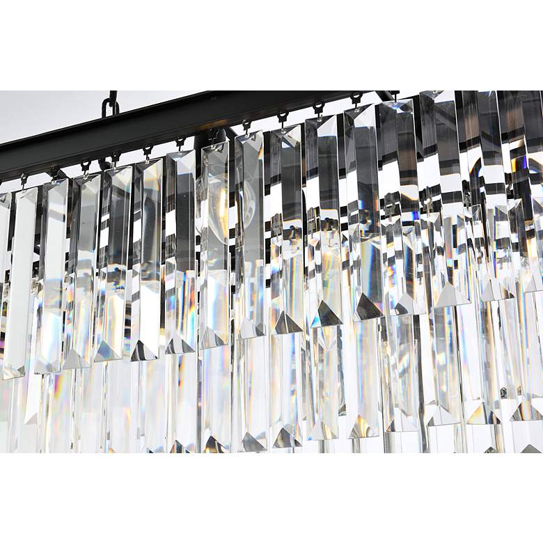 Image 4 Sydney 12 Lt Matte Black Chandelier - Clear more views