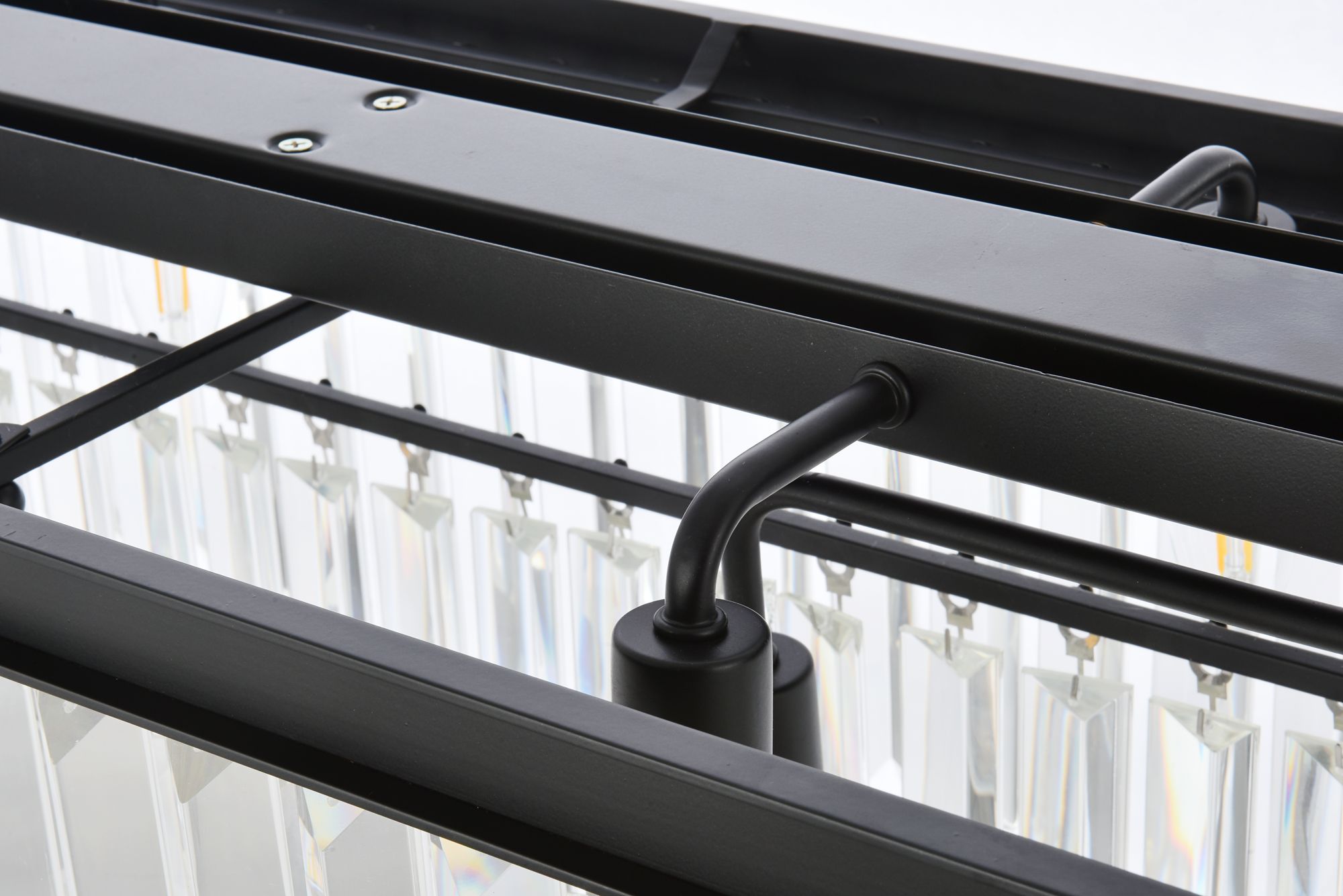 Image 5 Sydney 12 Lt Matte Black Chandelier - Clear more views