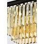 5_Sydney 12 Lt Matte Black Chandelier Golden Teak more views