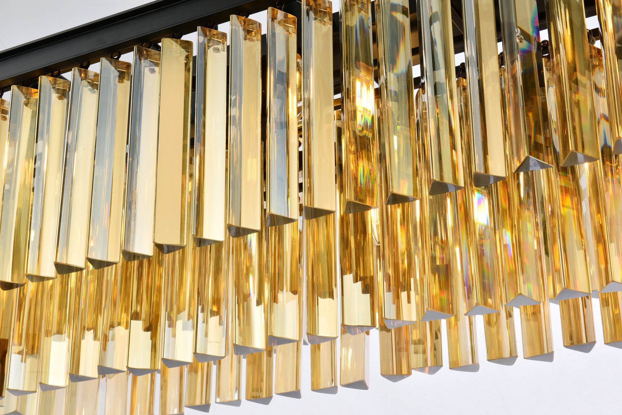 Image 6 Sydney 12 Lt Matte Black Chandelier (Golden Teak) more views