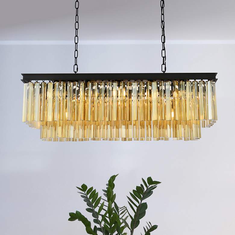 Image 1 Sydney 12 Lt Matte Black Chandelier
