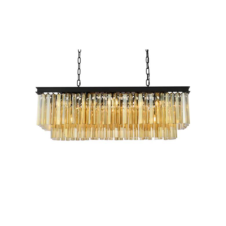 Image 4 Sydney 12 Lt Matte Black Chandelier more views