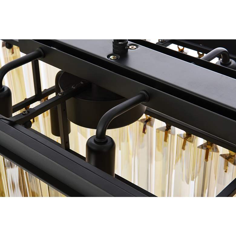 Image 6 Sydney 12 Lt Matte Black Chandelier more views