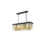 Sydney 12 Lt Matte Black Chandelier
