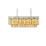 Thumbnail4 of Sydney 12 Lt Polished Nickel Chandelier Golden Teak more views