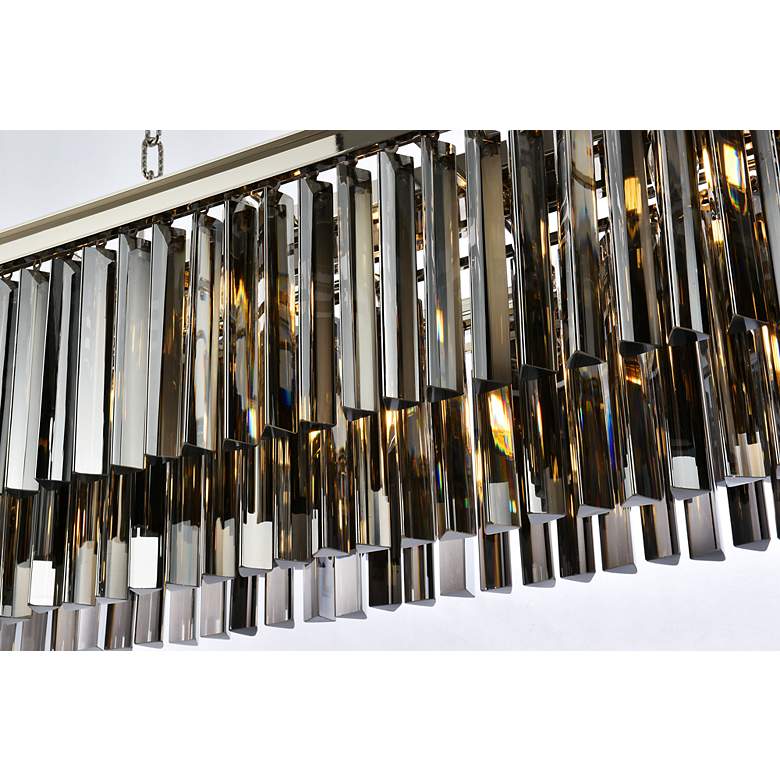 Image 5 Sydney 12 Lt Polished Nickel Chandelier Silver Shade - Grey more views