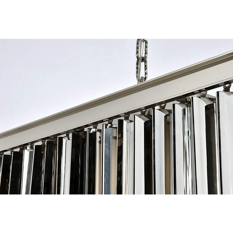 Image 7 Sydney 12 Lt Polished Nickel Chandelier Silver Shade - Grey more views