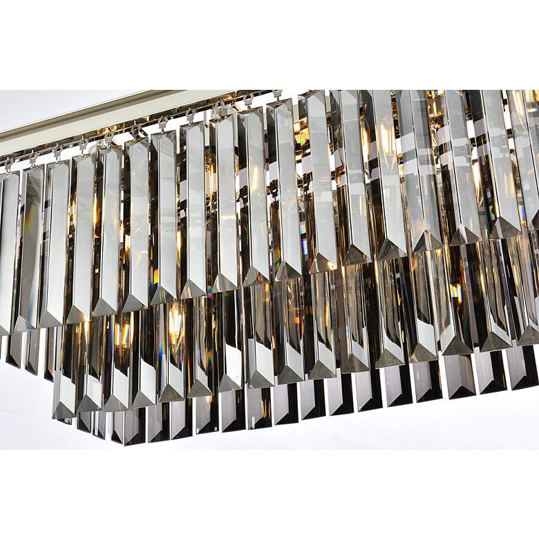 Image 5 Sydney 12 Lt Polished Nickel Chandelier With Silver Shade (Grey) more views