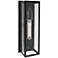 Sydney 16 3/4" High Powder-Coated Black Outdoor Wall Light