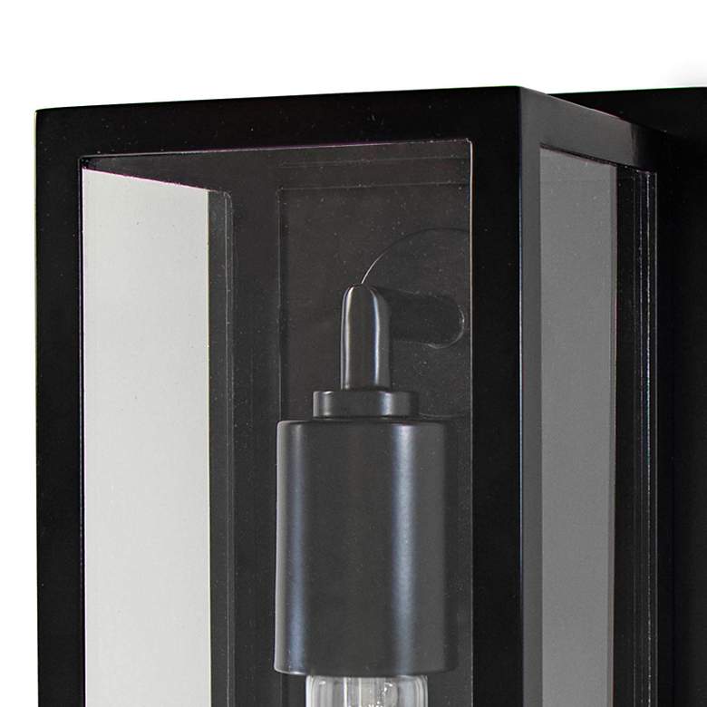 Image 3 Sydney 16 3/4" High Powder-Coated Black Outdoor Wall Light more views