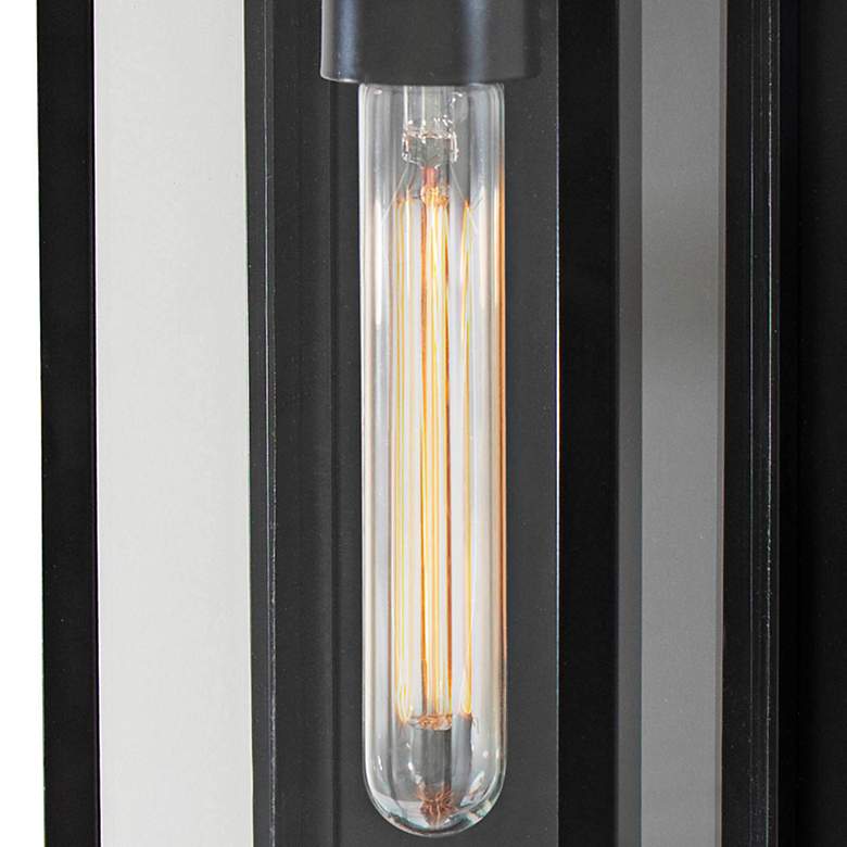 Image 5 Sydney 16 3/4" High Powder-Coated Black Outdoor Wall Light more views