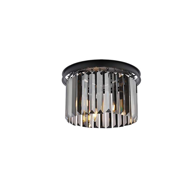 Image 4 Sydney 16" Wide Matte Black 3-Light Ceiling Light more views