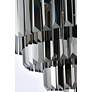 7_Sydney 17 Lt Matte Black Flush Mount Silver Shade (Grey) more views