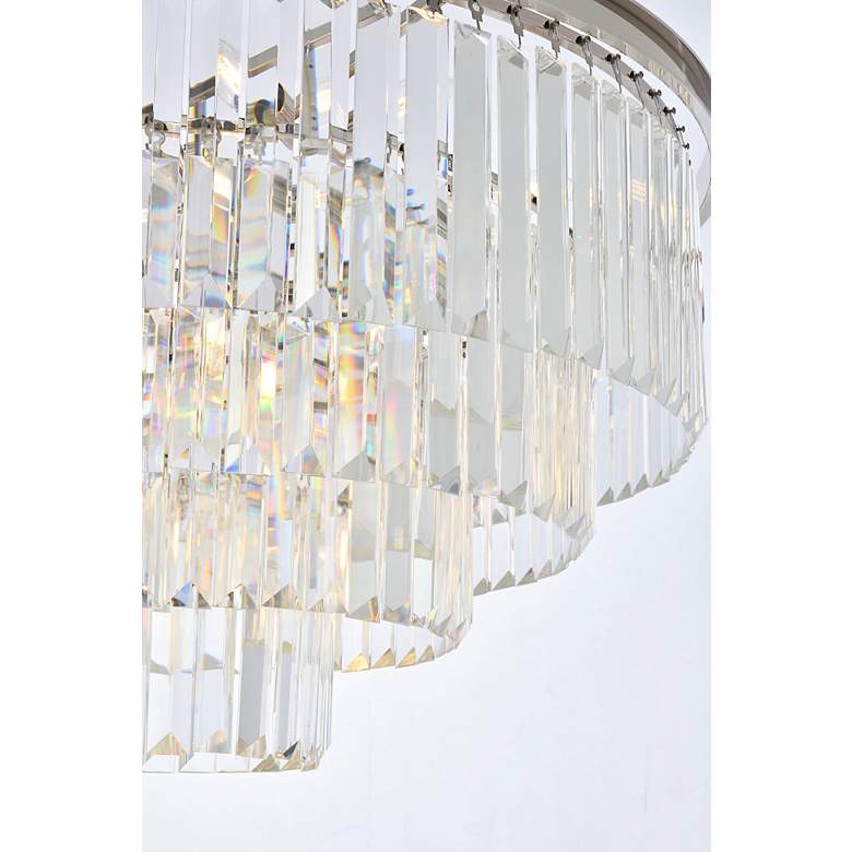 Image 5 Sydney 17 Lt Polished Nickel Chandelier Clear more views