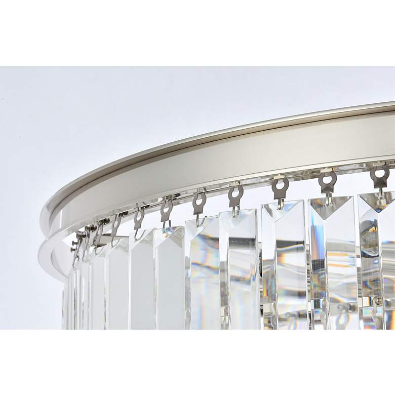 Image 7 Sydney 17 Lt Polished Nickel Chandelier Clear more views