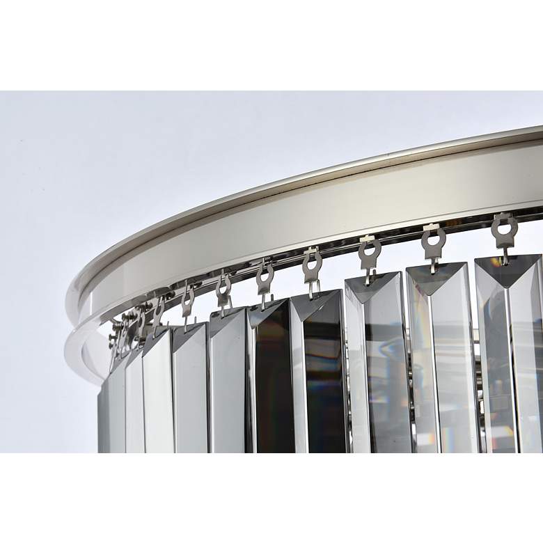 Image 7 Sydney 17 Lt Polished Nickel Chandelier Silver Shade more views