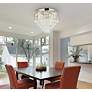 3_Sydney 17 Lt Polished Nickel Flush Mount Clear more views