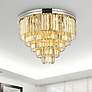 1_Sydney 17 Lt Polished Nickel Flush Mount Golden Teak................