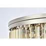 7_Sydney 17 Lt Polished Nickel Flush Mount Golden Teak................ more views
