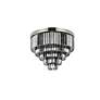 3_Sydney 17 Lt Polished Nickel Flush Mount Silver Shade (Grey) more views