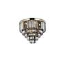 5_Sydney 17 Lt Polished Nickel Flush Mount Silver Shade (Grey) more views