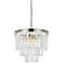 Sydney 20"W Polished Nickel Clear Crystal 9-Light Chandelier