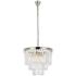 Sydney 20"W Polished Nickel Clear Crystal 9-Light Chandelier