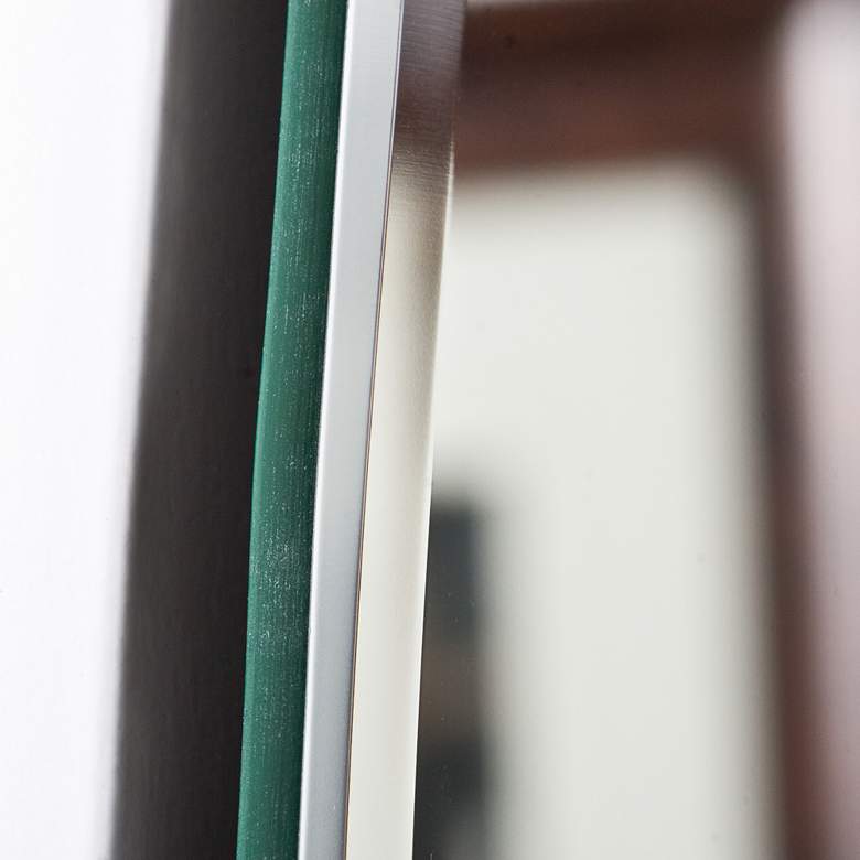Image 5 Sydney 23 1/2" x 39 1/4" Frameless Oval Wall Mirror more views