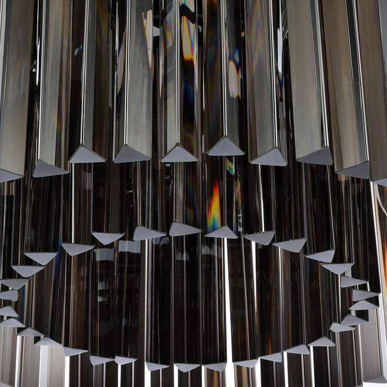 Image 4 Sydney 26" Wide Matte Black Drum Ceiling Light more views