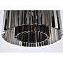 5_Sydney 26" Wide Matte Black Drum Ceiling Light more views
