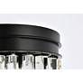 Sydney 3 Lt Matte Black Flush Mount Clear