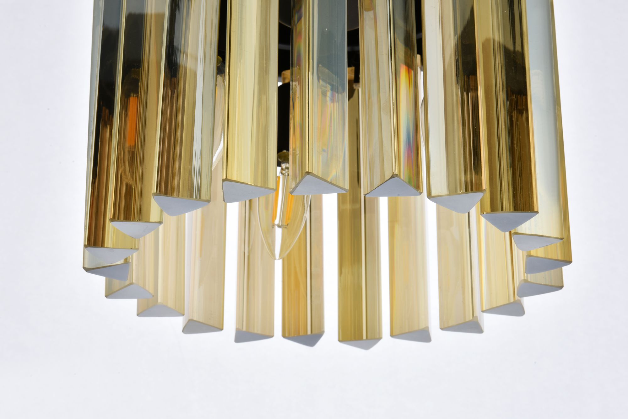 Image 5 Sydney 3 Lt Matte Black Pendant Golden Teak more views