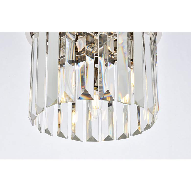 Image 5 Sydney 3 Lt Polished Nickel Flush Mount Clear more views