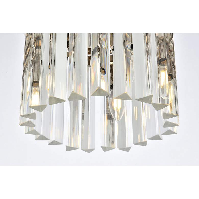 Image 5 Sydney 3 Lt Polished Nickel Flush Mount Clear more views