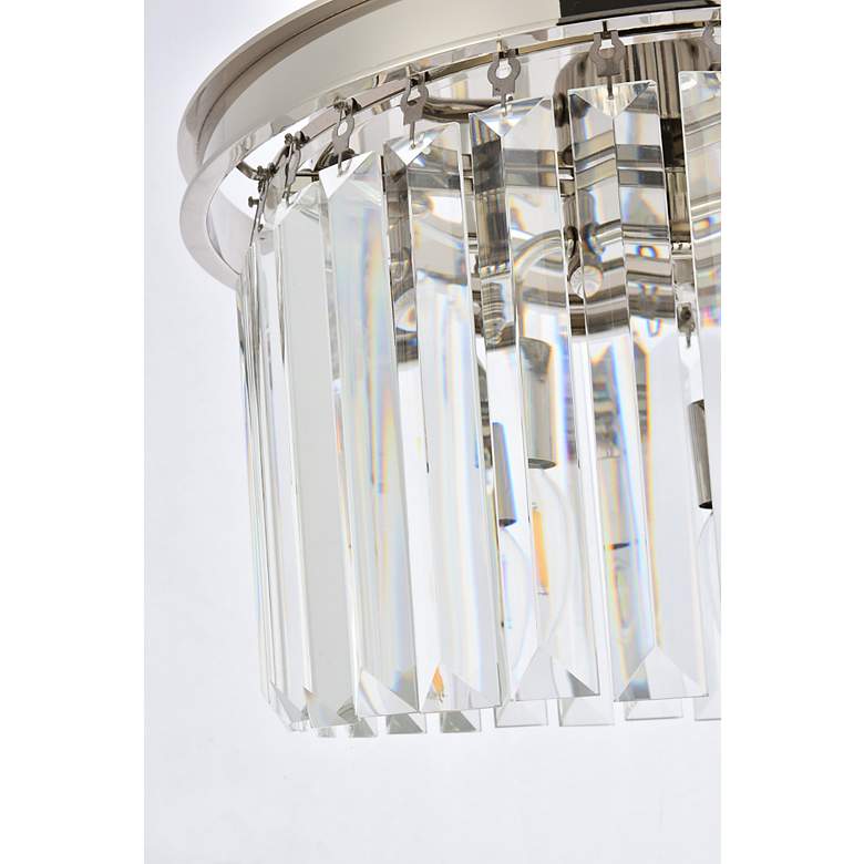 Image 4 Sydney 3 Lt Polished Nickel Pendant Clear more views